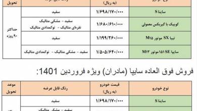 حرکت عجیب سایپا در اولین فروش ویژه در سال جدید