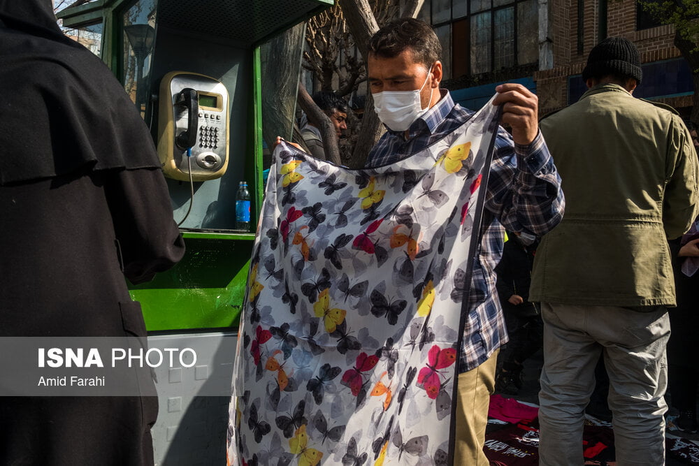 اجرای طرح ساماندهی بساط‌گستران و رفع سد معبر در محدوده بازار تهران