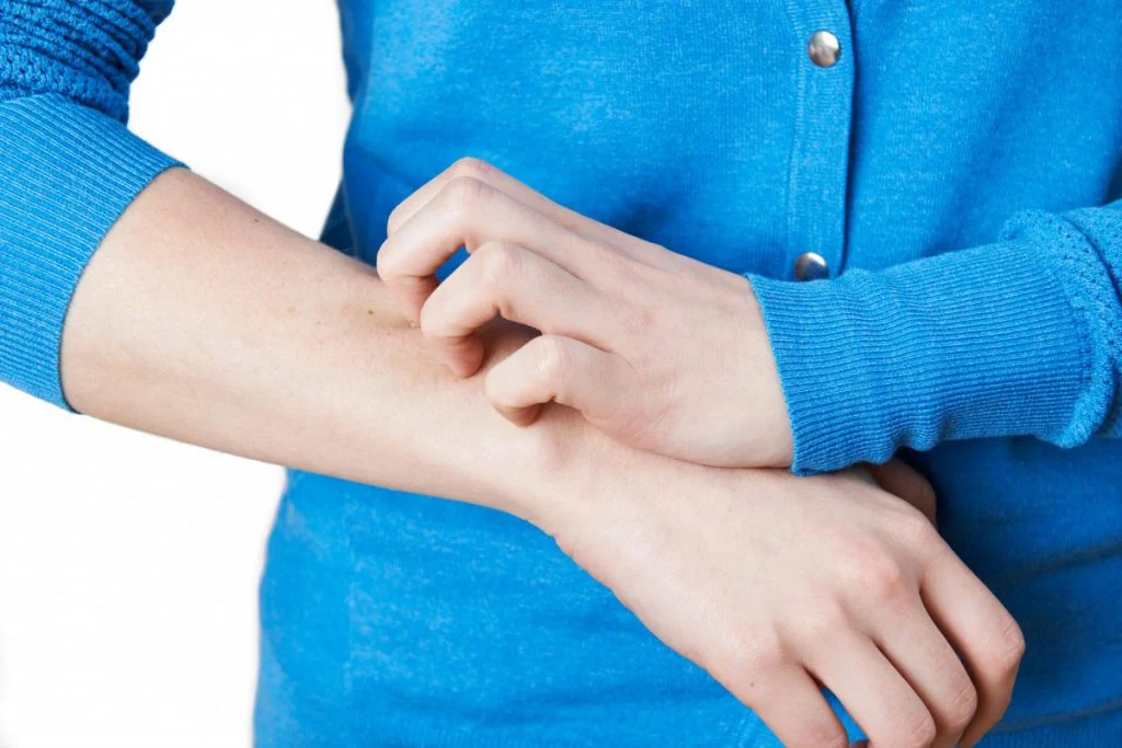 Body itching while sleeping and treatment method