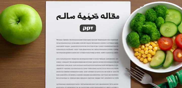 مقاله تغذیه سالم pdf