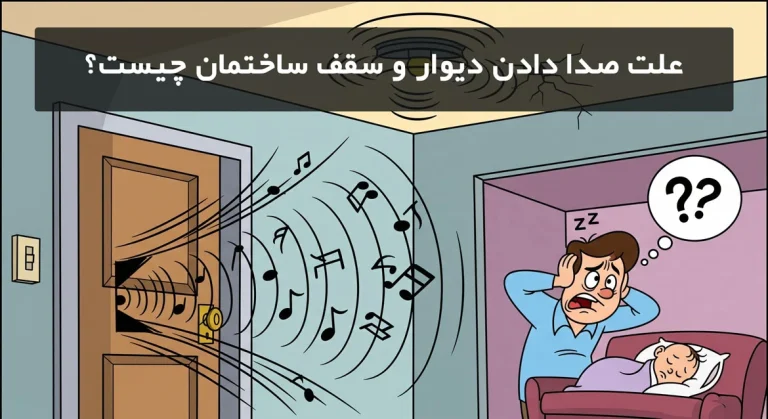 علت صدا دادن دیوار و سقف ساختمان چیست؟